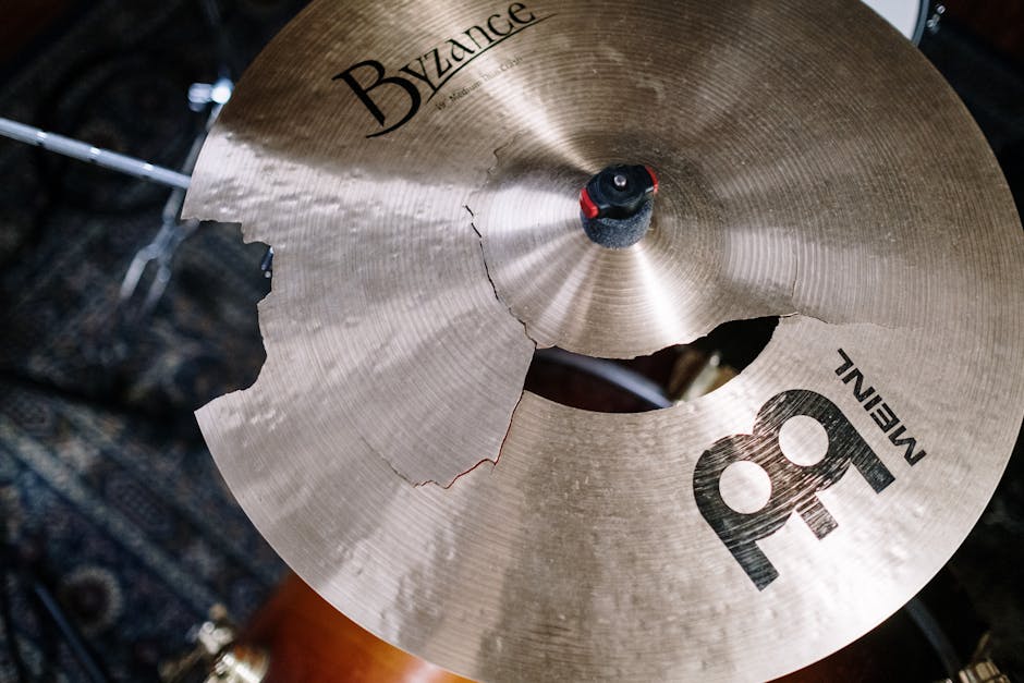 Professional drum instruction session